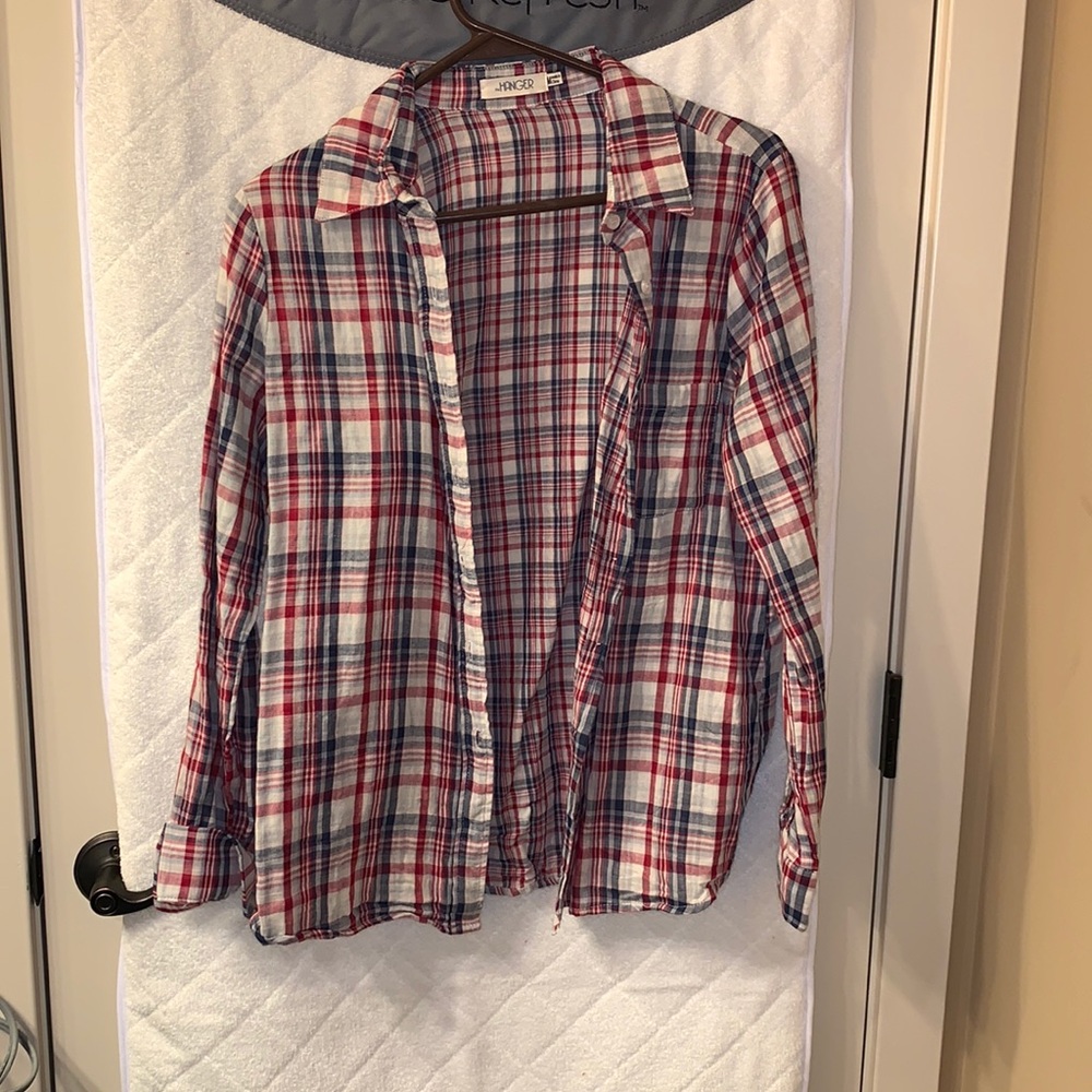 Plaid boutique shirt